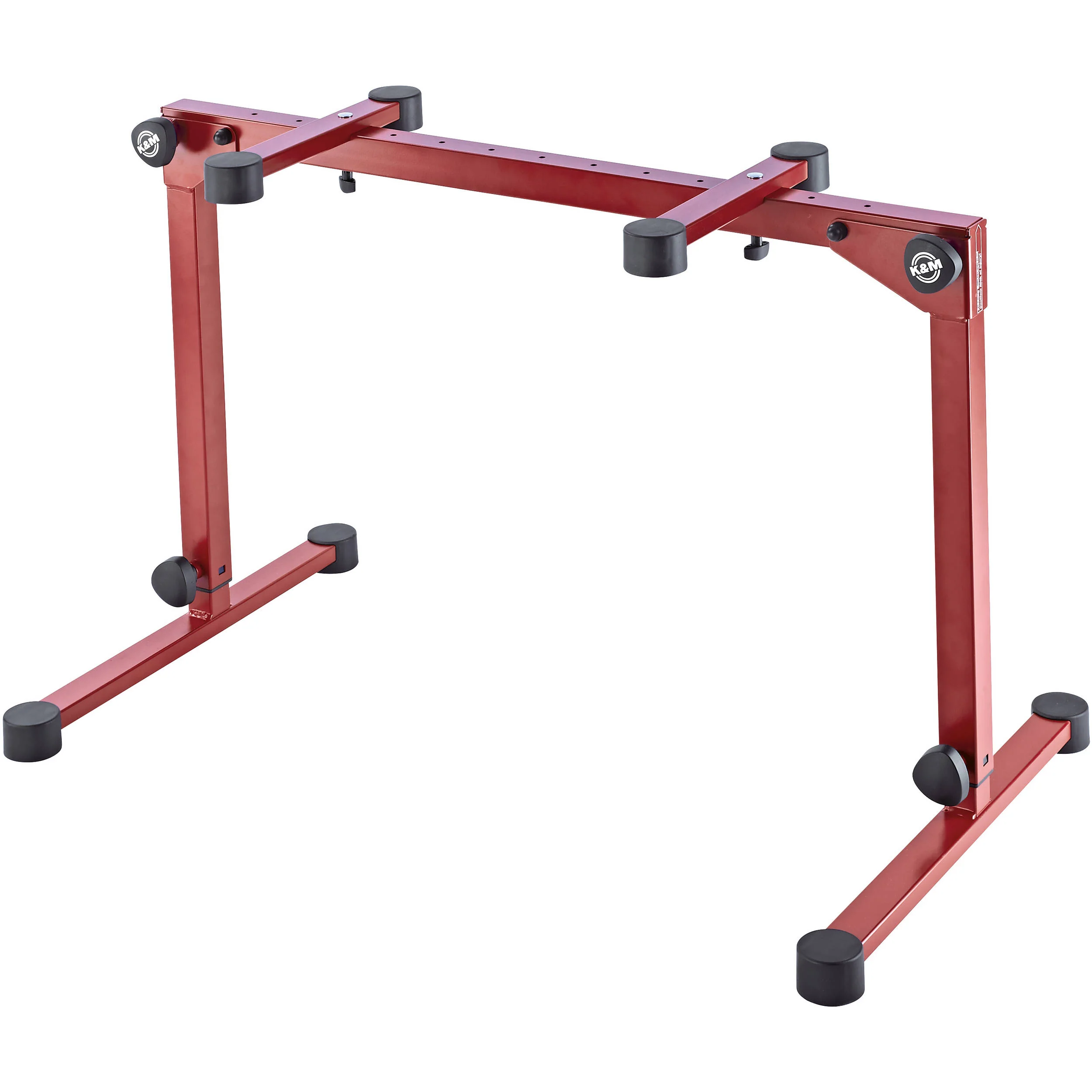K&M Table-Style Keyboard Stand (Ruby Red) - Image 2