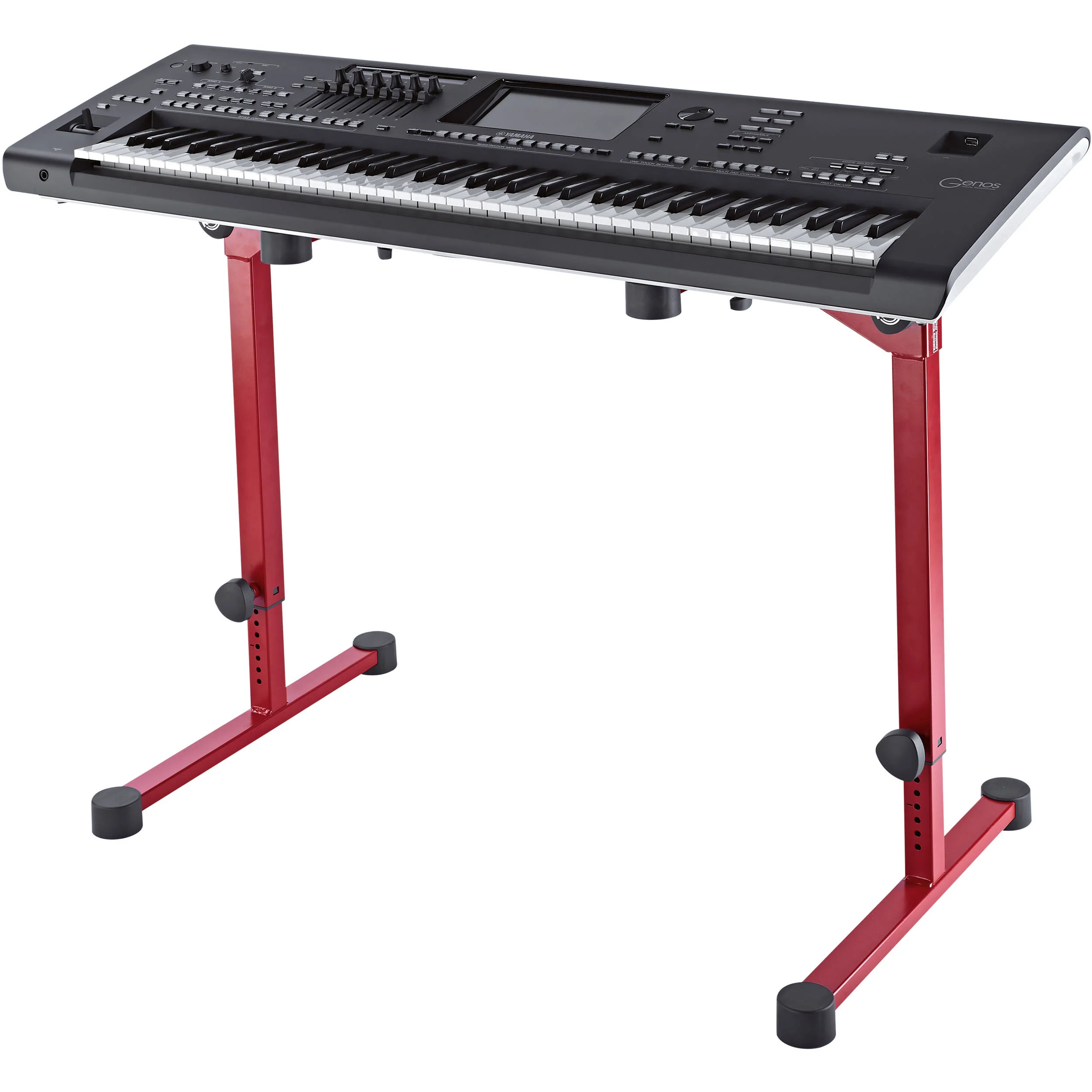 K&M Table-Style Keyboard Stand (Ruby Red) - Image 4