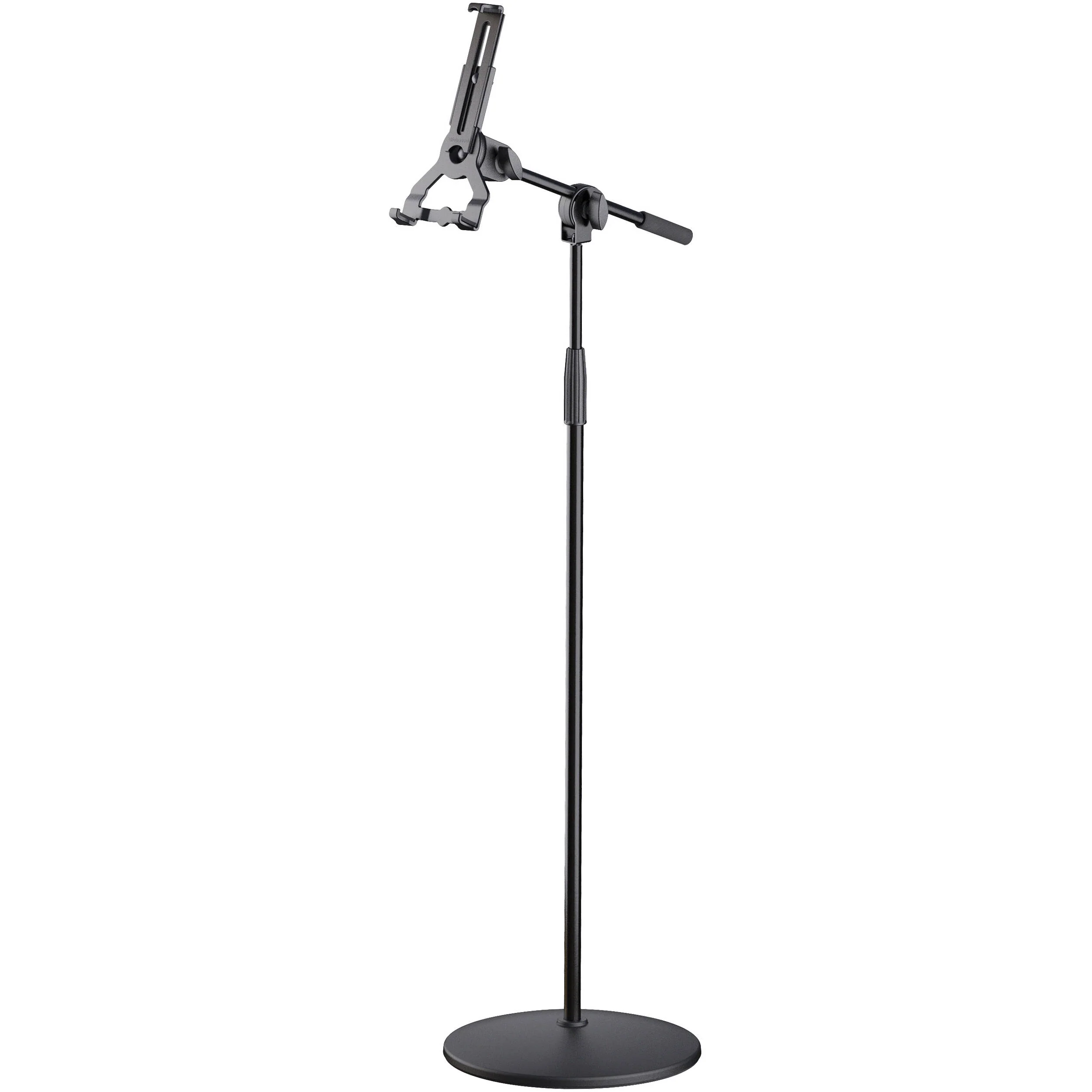 K&M Tablet Stand with Boom Arm (Black)