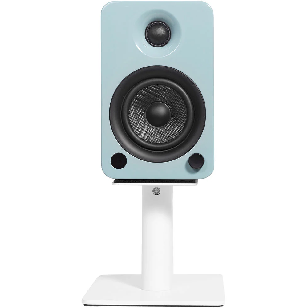 Kanto Living 6" Tall Universal Desktop Speaker Stand (White) - Image 6