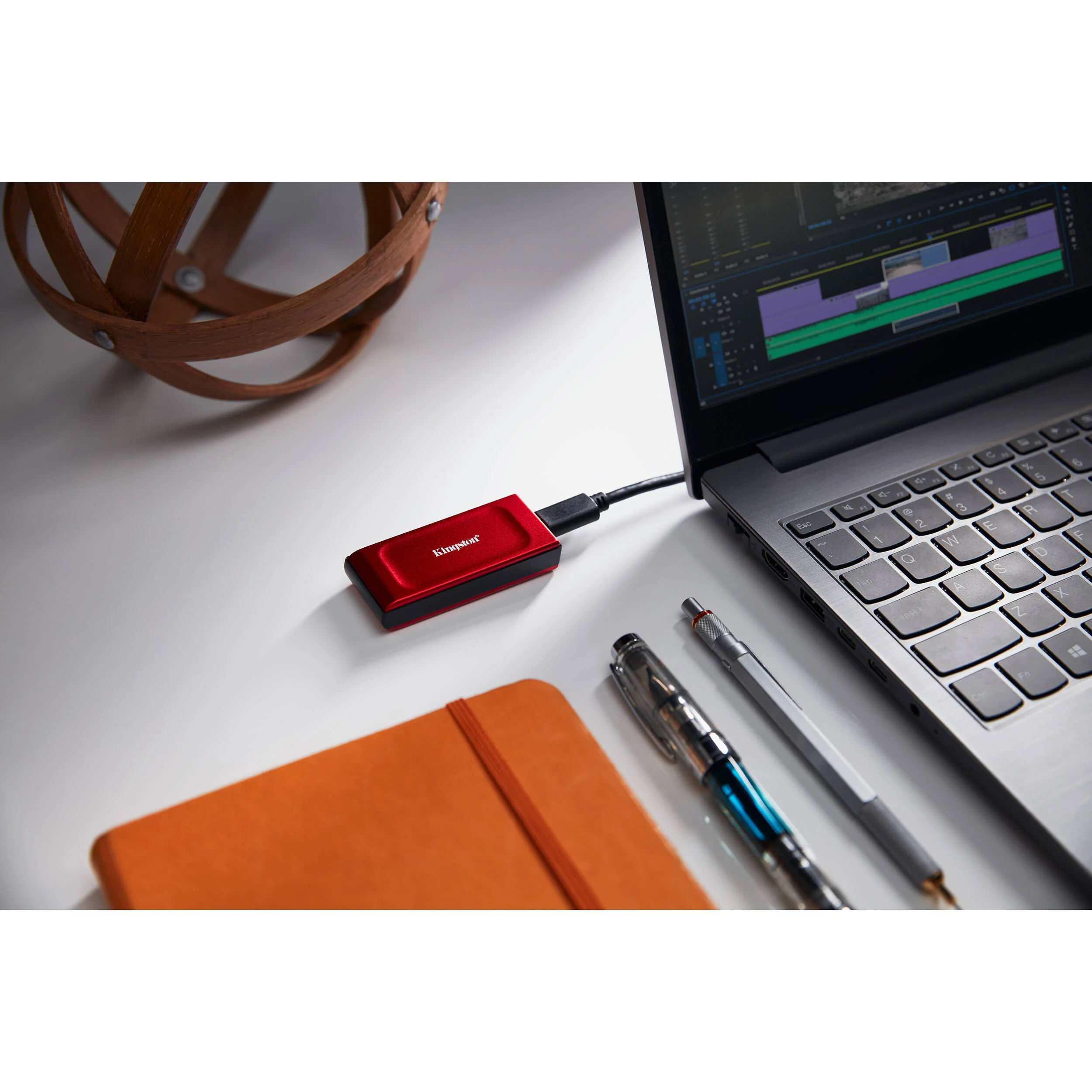 Kingston 2TB XS1000R USB-C 3.2 Gen 2 External SSD (Red) - Image 4