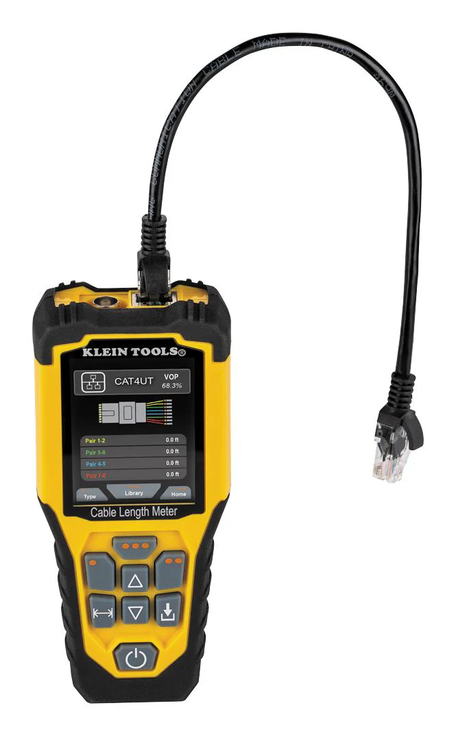 KLEIN TOOLS 501-915 TDR Cable Length Meter, LCD, 2.7 " Depth x 1.4 " Width x 6.2 " Height - Image 3
