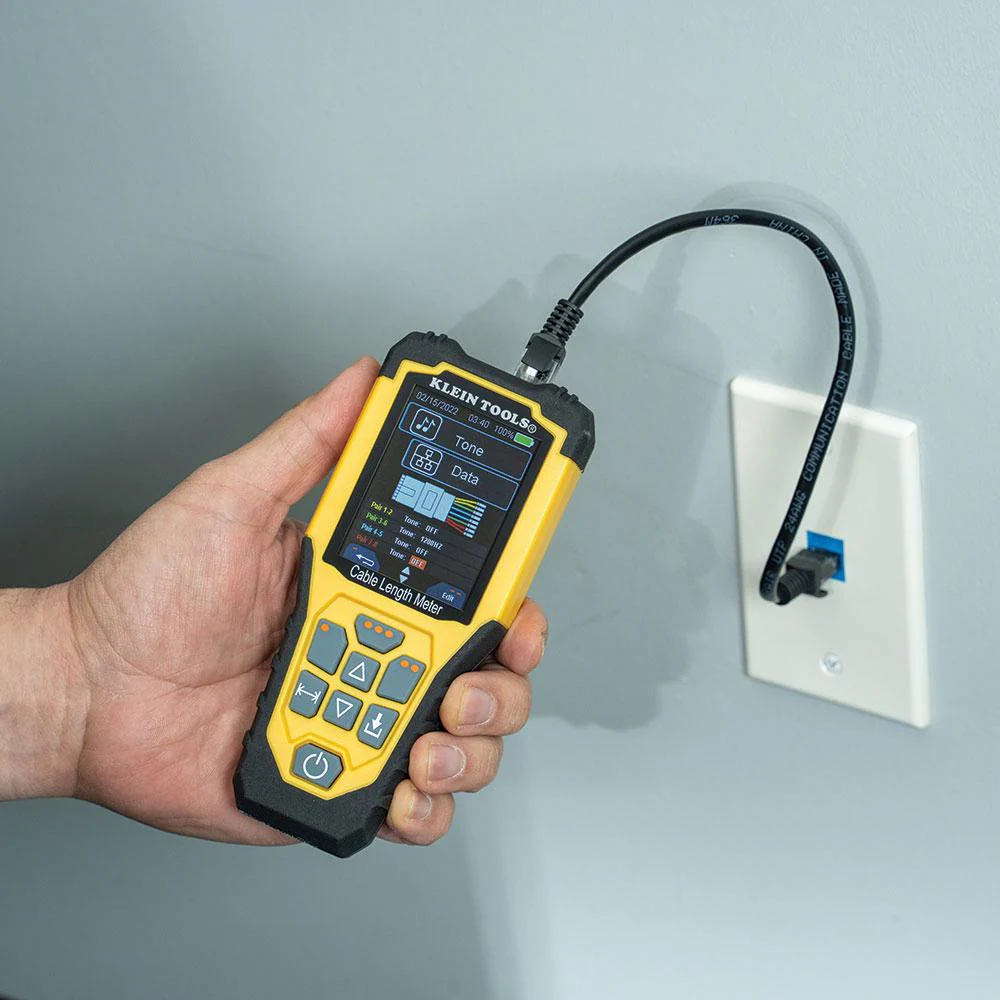 KLEIN TOOLS 501-915 TDR Cable Length Meter, LCD, 2.7 " Depth x 1.4 " Width x 6.2 " Height - Image 4