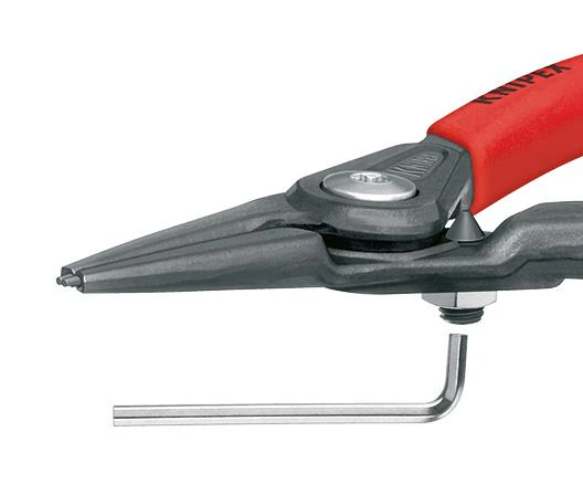 Knipex 49 31 A1 49 A1 Plier Circlip 25 mm Jaw Opening Max 140 Grey Atramentised - Image 4