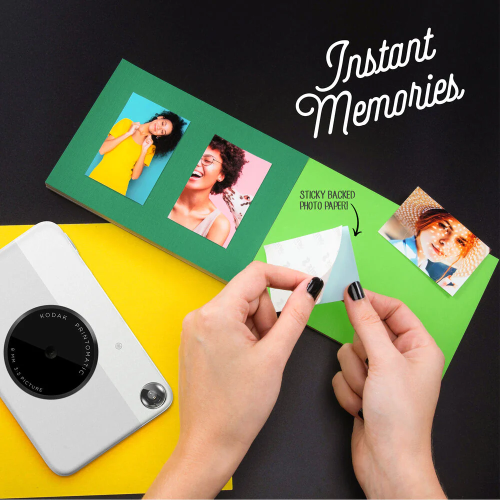 Kodak PRINTOMATIC 5MP Instant Digital Camera (Gray) - Image 4