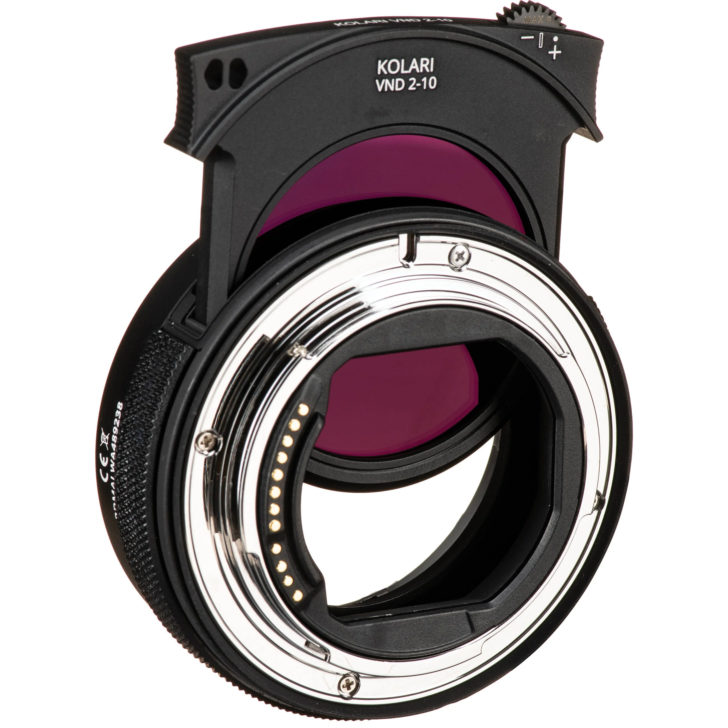 Kolari Vision EF-EOS R Drop-In Lens Adapter with VND Drop-In Filter - Image 2