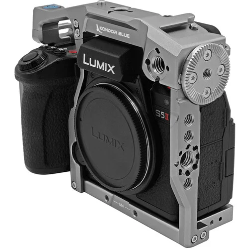 Kondor Blue Camera Cage for Panasonic Lumix S5II/X (Space Gray) - Image 3