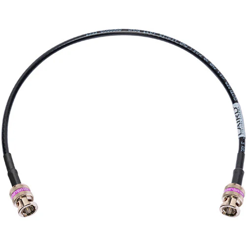 Laird Digital Cinema 12G 4K UHD Belden 4855R Cable with 4855RBUHD3 BNC Connectors (Red, 1.5')