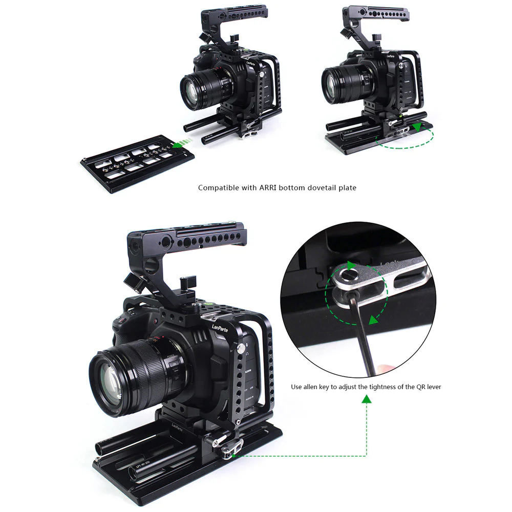 LanParte Dovetail Quick Release Baseplate With 501 Plate - Image 13