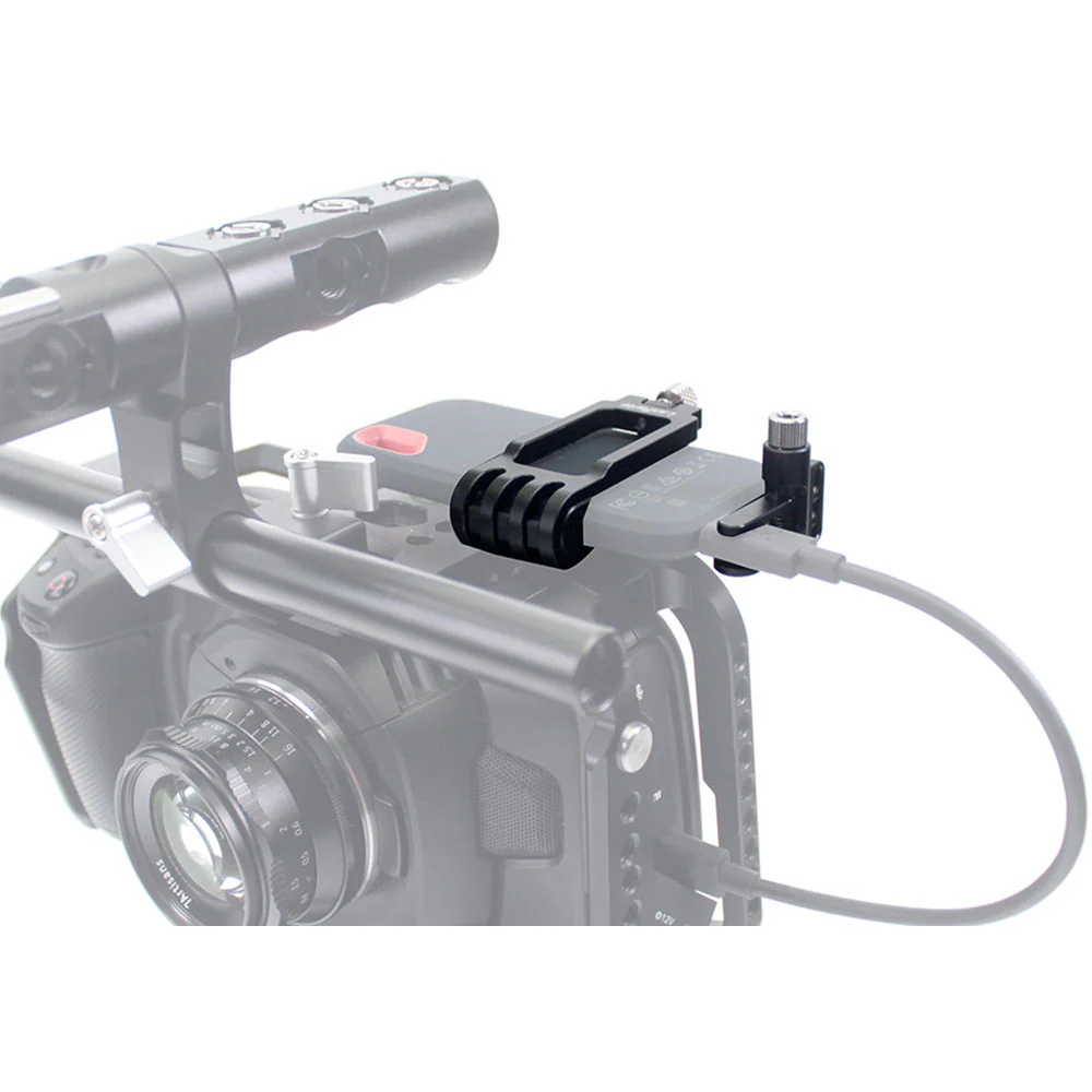 LanParte Sandisk SSD Clamp With Cold Shoe Mount And 1/4 Thread - Image 2