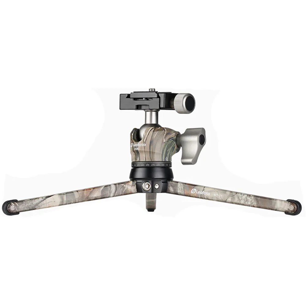 Leofoto MT-01 Mini Tripod with LH-25 Ball Head (Camo) - Image 2