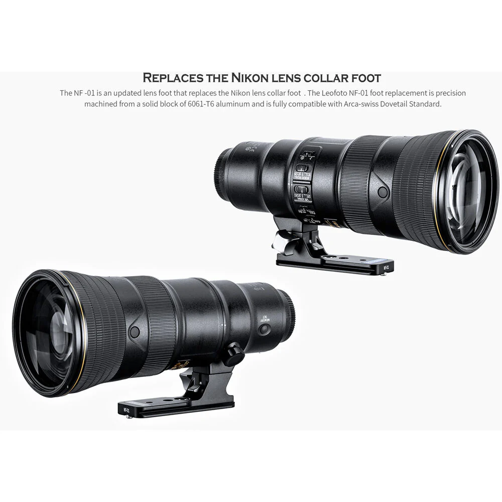Leofoto NF-01 Collar Foot for Select Nikon Lenses - Image 3