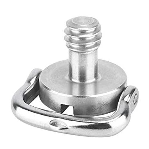 Leofoto Torque Master 1/4"-20 D-Ring Comfort Wide-Handle Screw for Tripod QR Plate (5-Pack) - Image 2