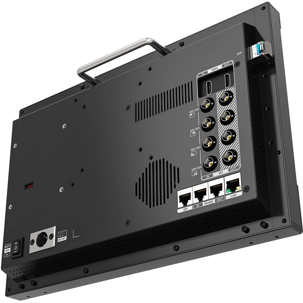 Lilliput Q13-8K 13.3" 8K 12G-SDI Studio / Broadcast Monitor (Gold Mount) - Image 4