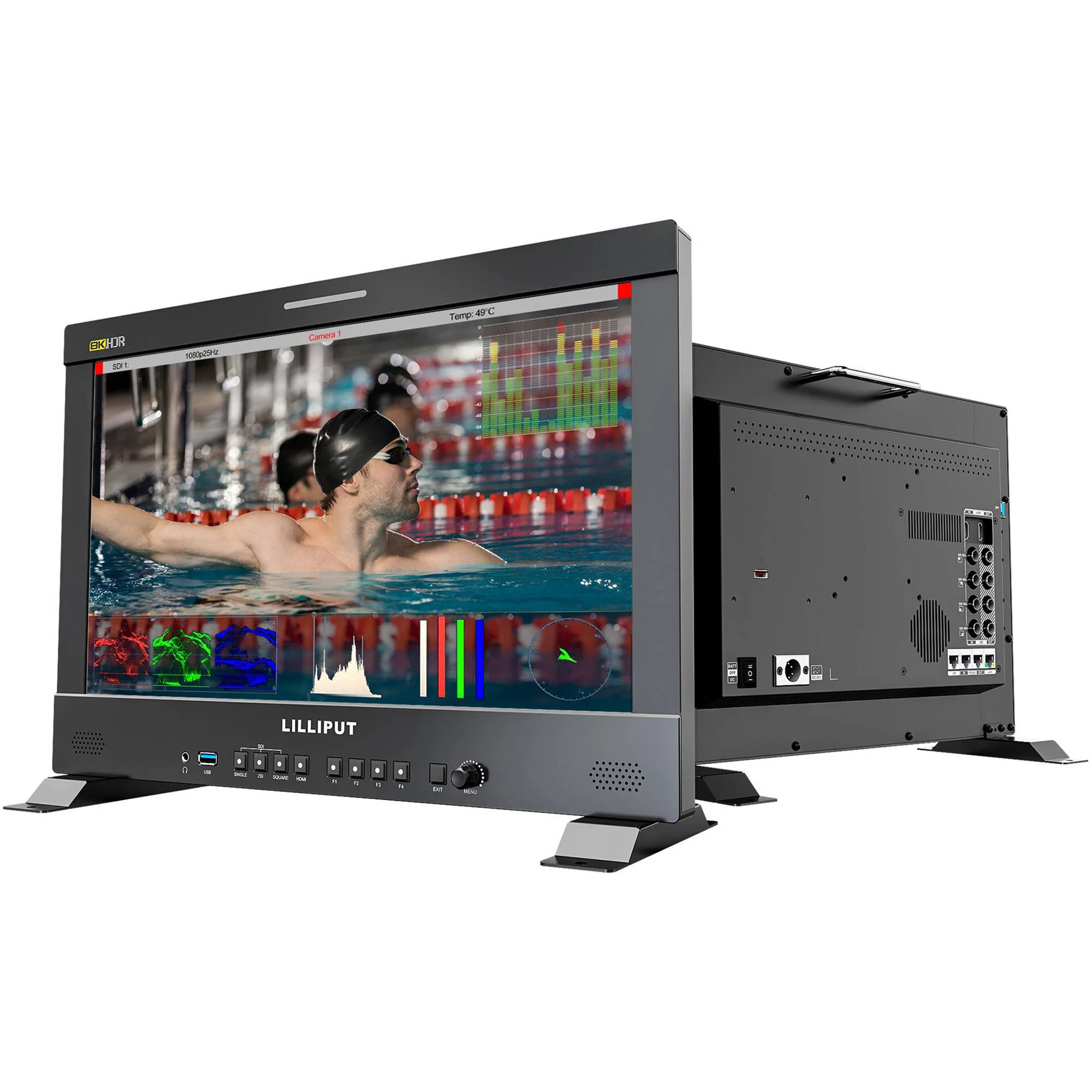 Lilliput Q18-8K 17.3" 12G-SDI/HDMI Broadcast Studio Monitor - Image 3