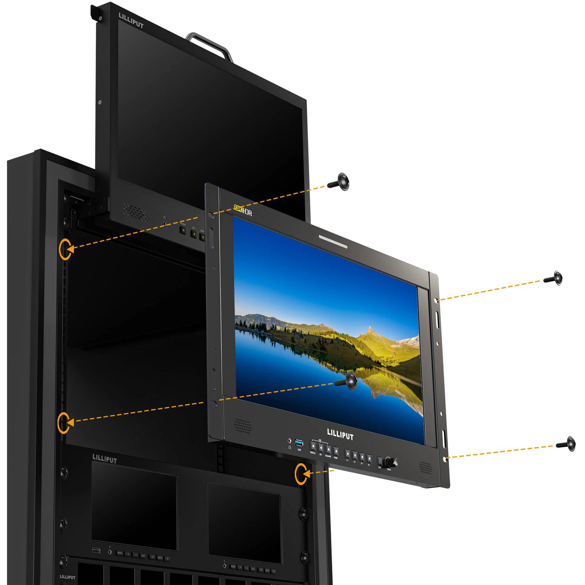 Lilliput Q18-8K 17.3" 12G-SDI/HDMI Broadcast Studio Monitor - Image 4