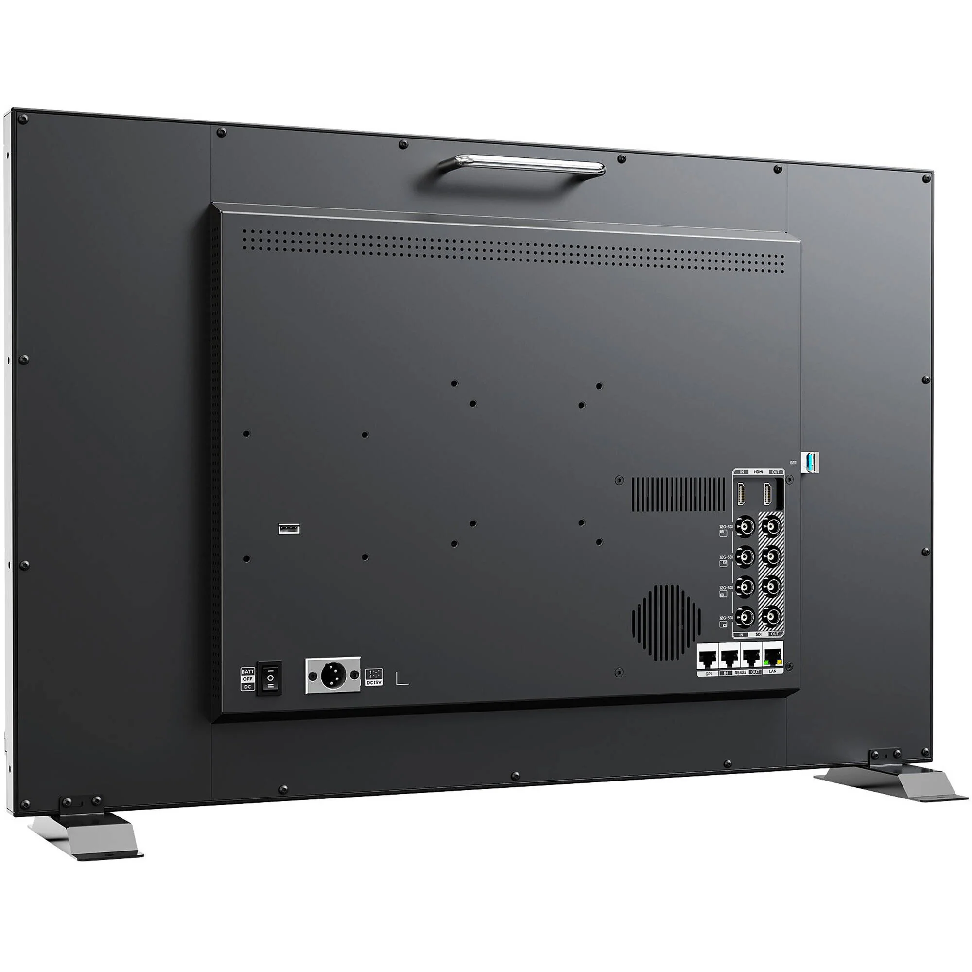 Lilliput Q28 28" 8K 12G-SDI Production Monitor with Carry Case (Gold Mount) - Image 2