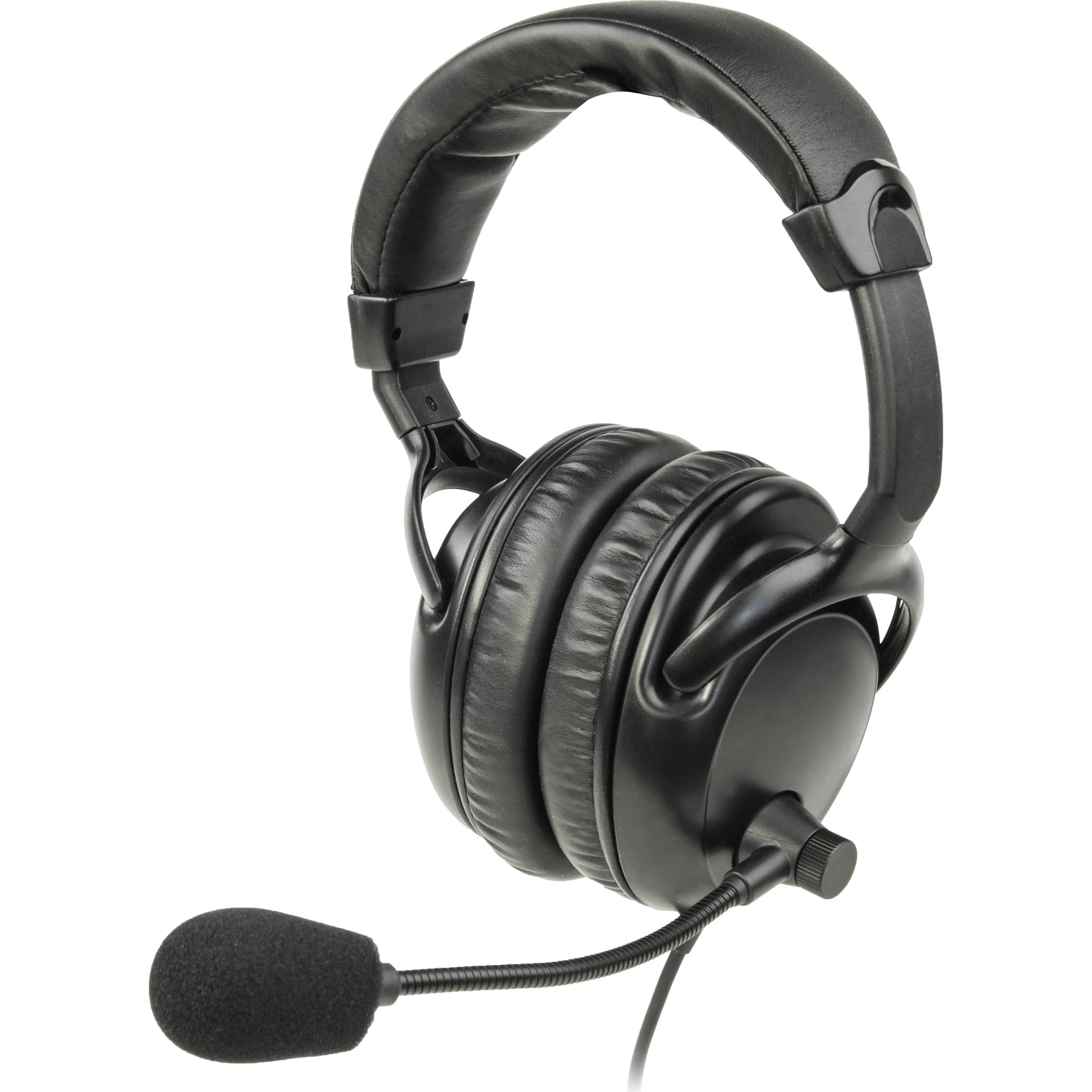 Listen Technologies LA-454 Dual Over-Ear Headset with Noise-Cancelling Boom Mic - Image 2