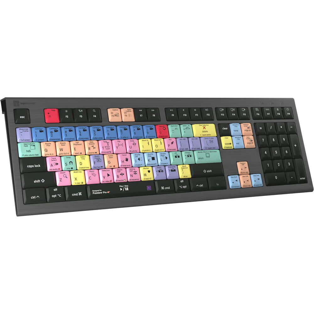 Logickeyboard ASTRA 2 Backlit Keyboard for Adobe Premiere Pro CC (Mac, US English) - Image 2