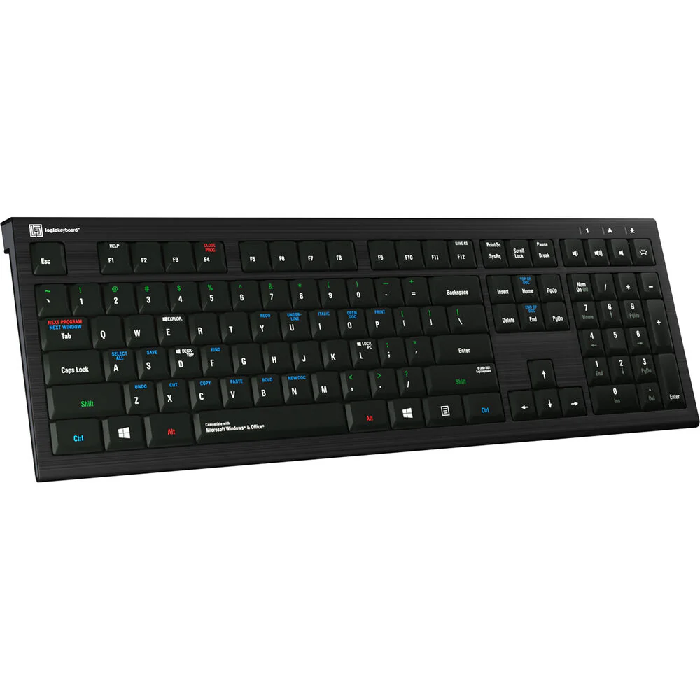 Logickeyboard ASTRA 2 Windows Shortcut Keyboard (US English) - Image 2