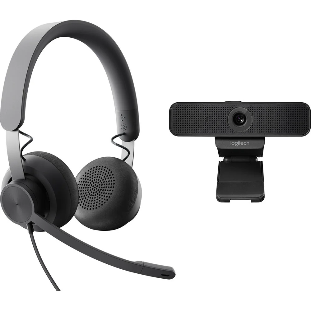 Logitech Zone Wired Headset + C925e Webcam Bundle (Unified Communications)