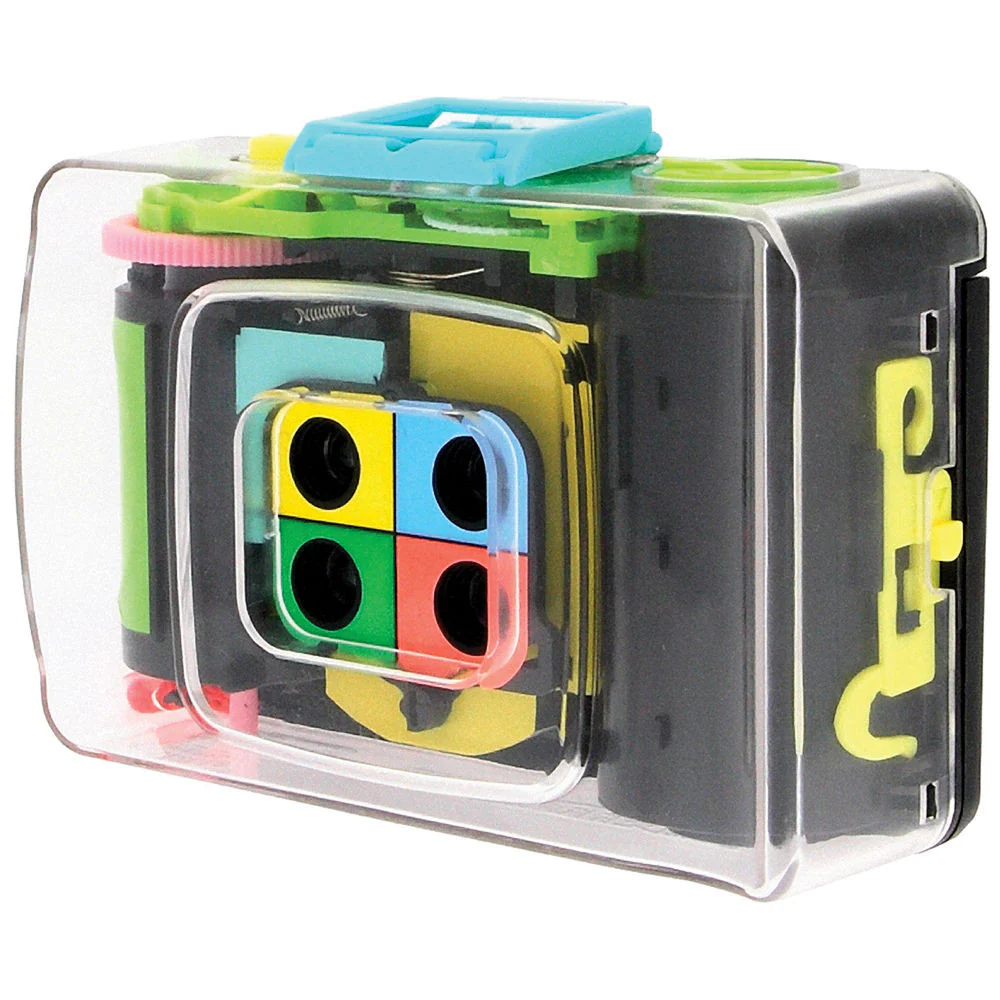 Lomography ActionSampler Fixed Focus 4-Lens 35mm Viewfinder Camera Kit - Clear - Image 4