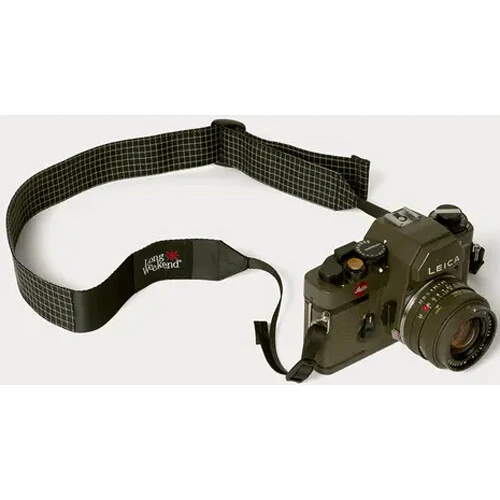 Long Weekend Adjustable Camera Neck Strap (Black) - Image 3