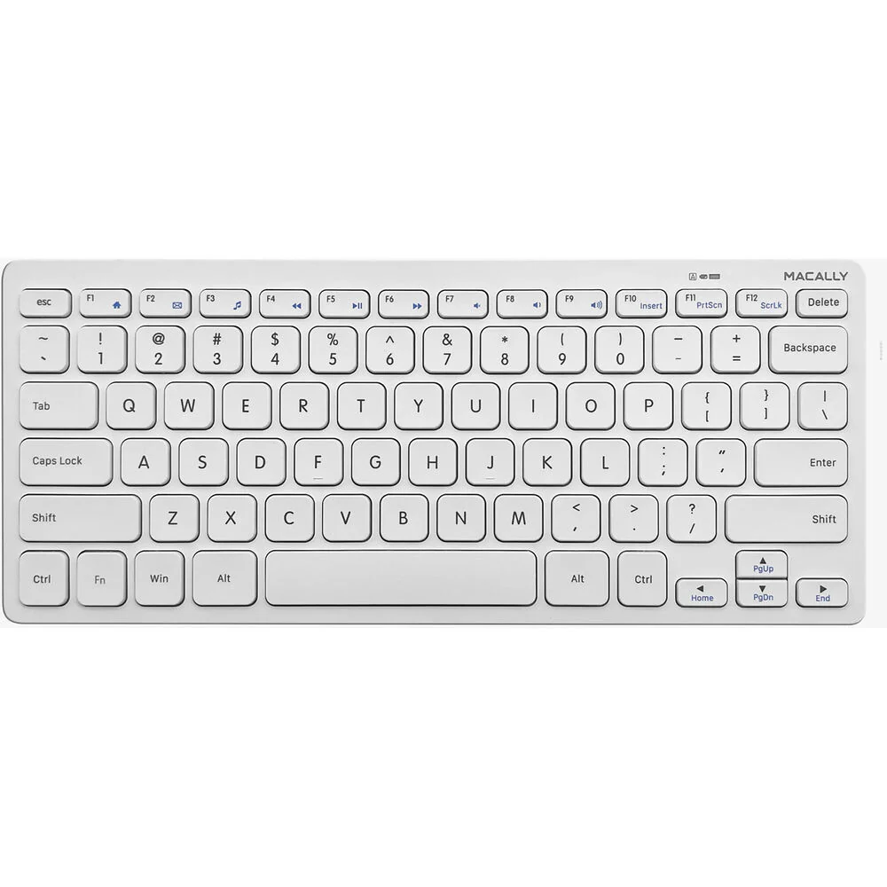 Macally Compact Wireless Keyboard (White) - Image 2