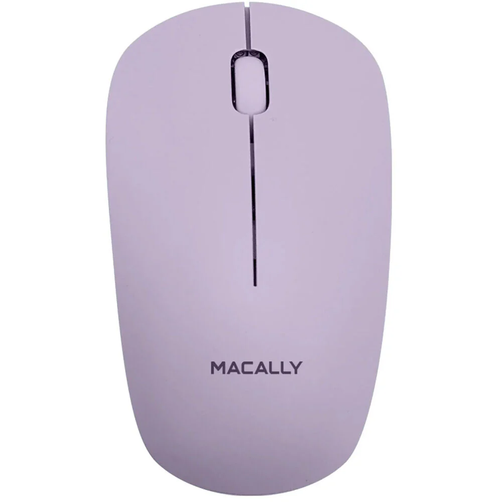 Macally Wireless Bluetooth Keyboard and Mouse Combo for Mac (Lavender Purple) - Image 3