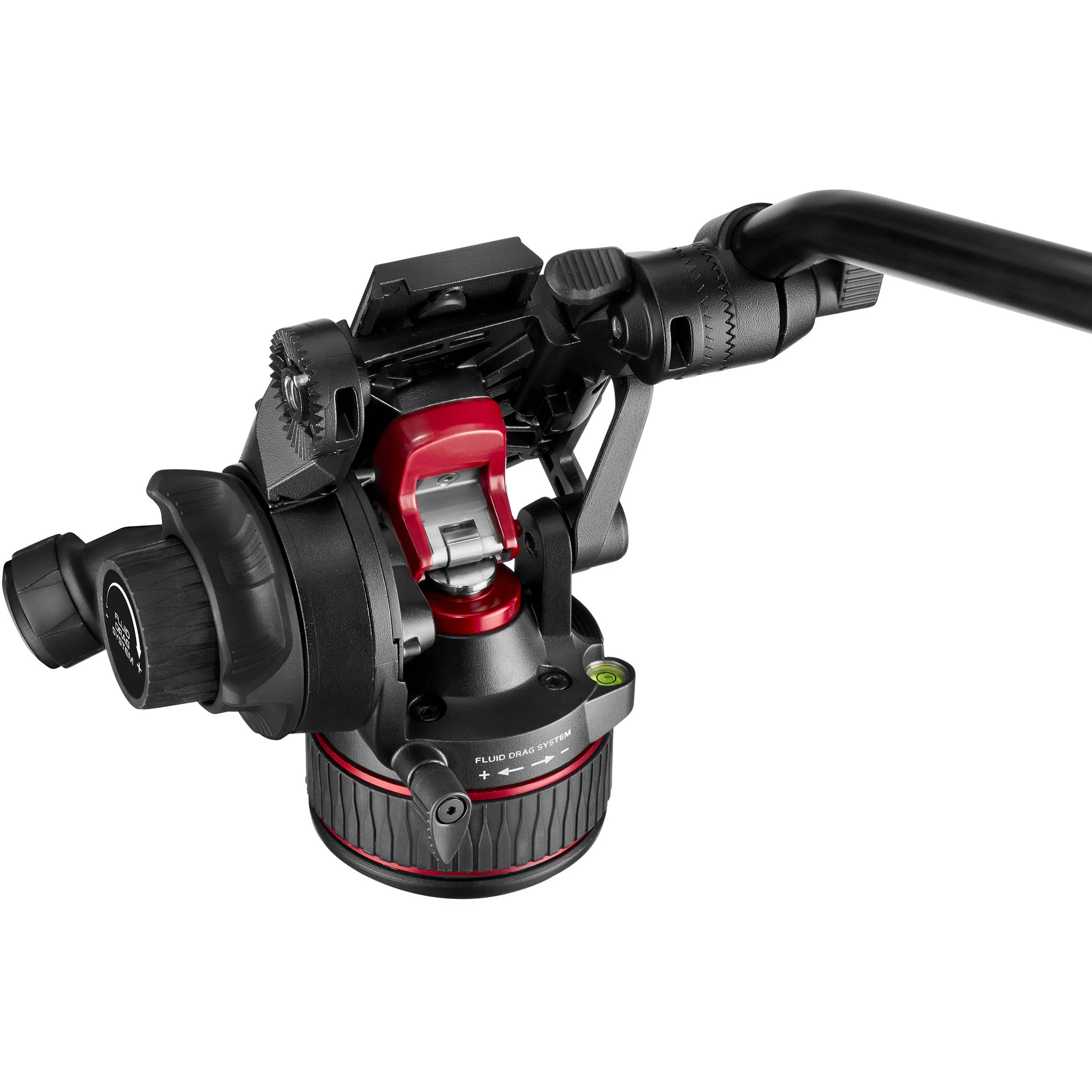 Manfrotto 612 Nitrotech Fluid Video Head and Aluminum Twin Leg Tripod with Ground Spreader - Image 10