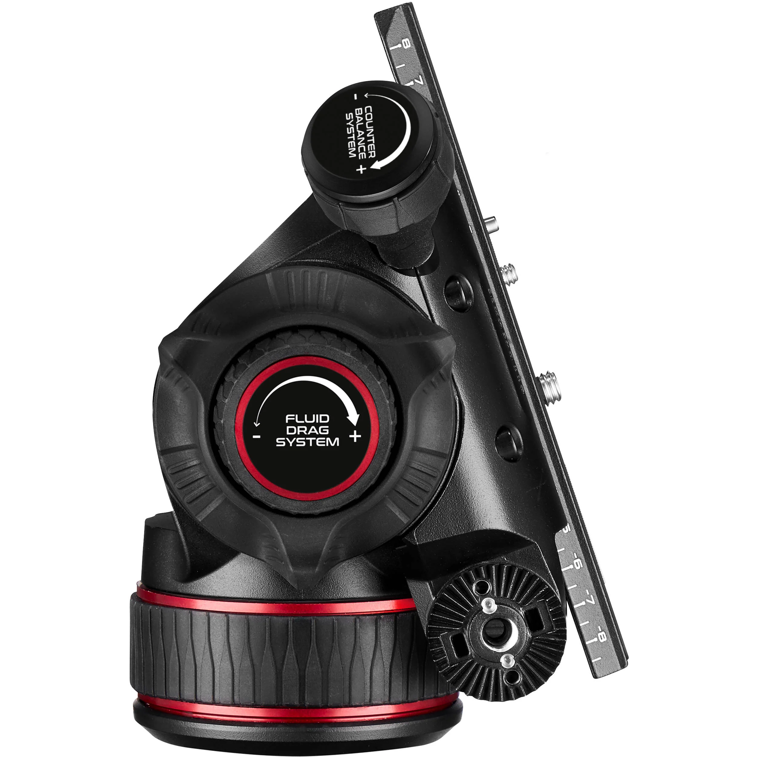 Manfrotto 612 Nitrotech Fluid Video Head and Aluminum Twin Leg Tripod with Ground Spreader - Image 11