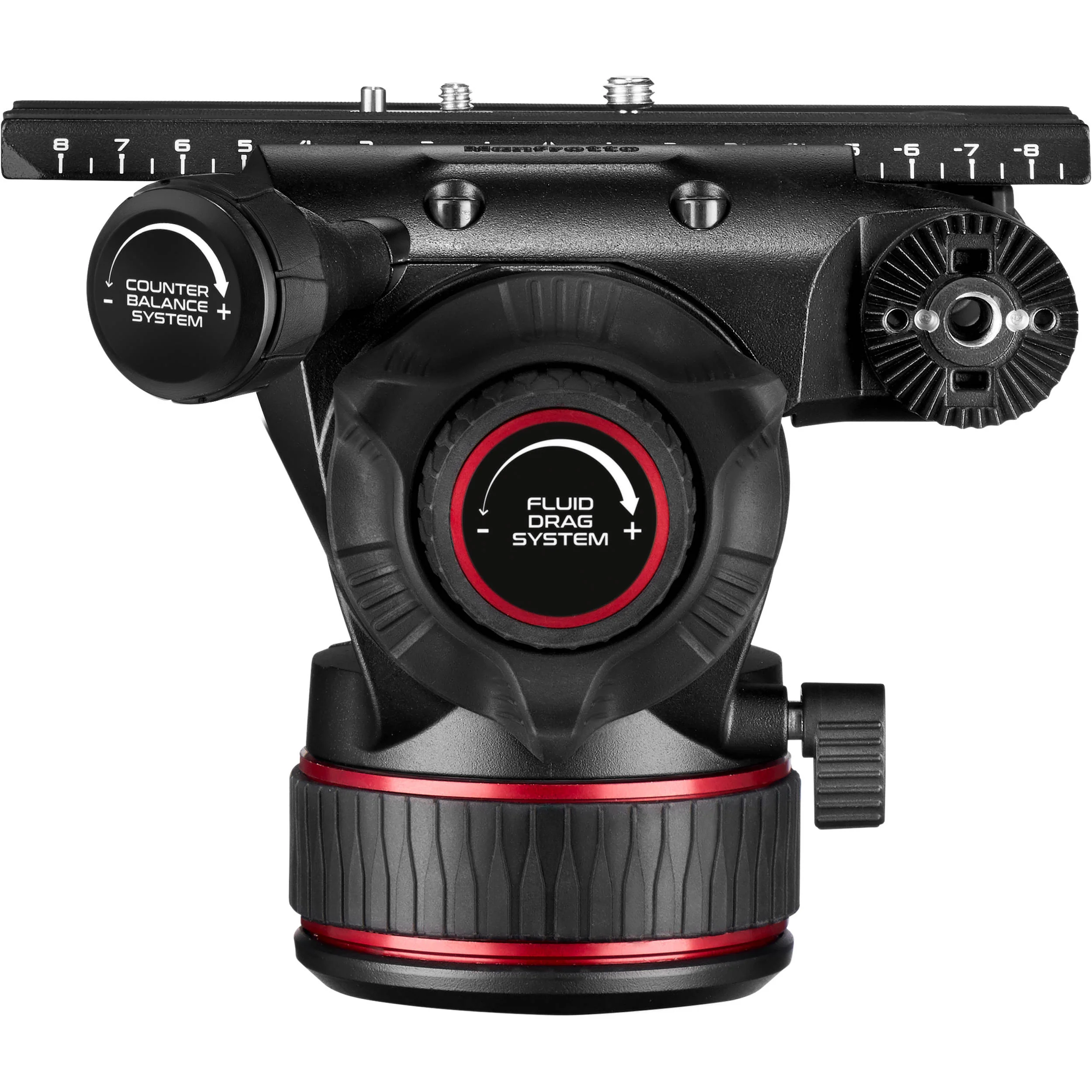 Manfrotto 612 Nitrotech Fluid Video Head and Aluminum Twin Leg Tripod with Ground Spreader - Image 13