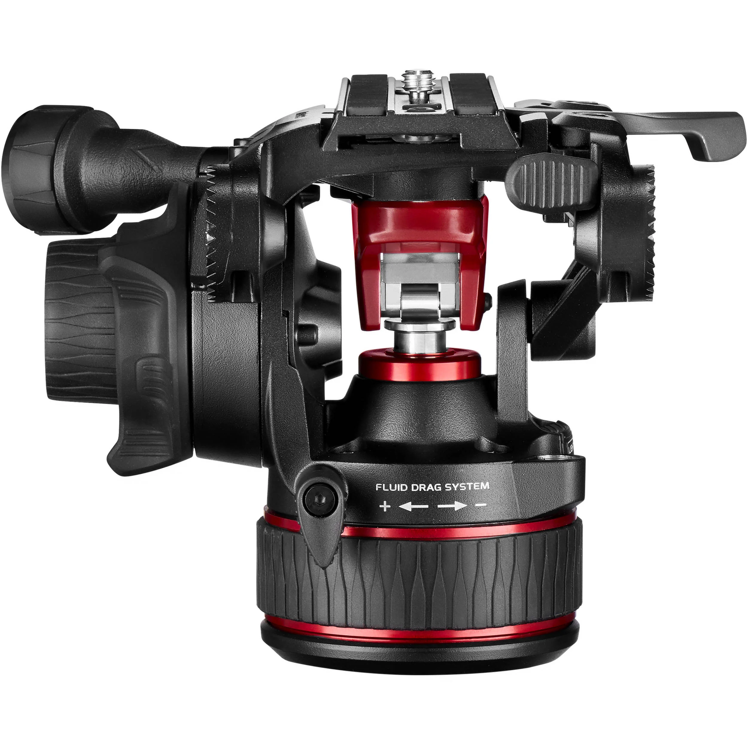 Manfrotto 612 Nitrotech Fluid Video Head and Aluminum Twin Leg Tripod with Ground Spreader - Image 14