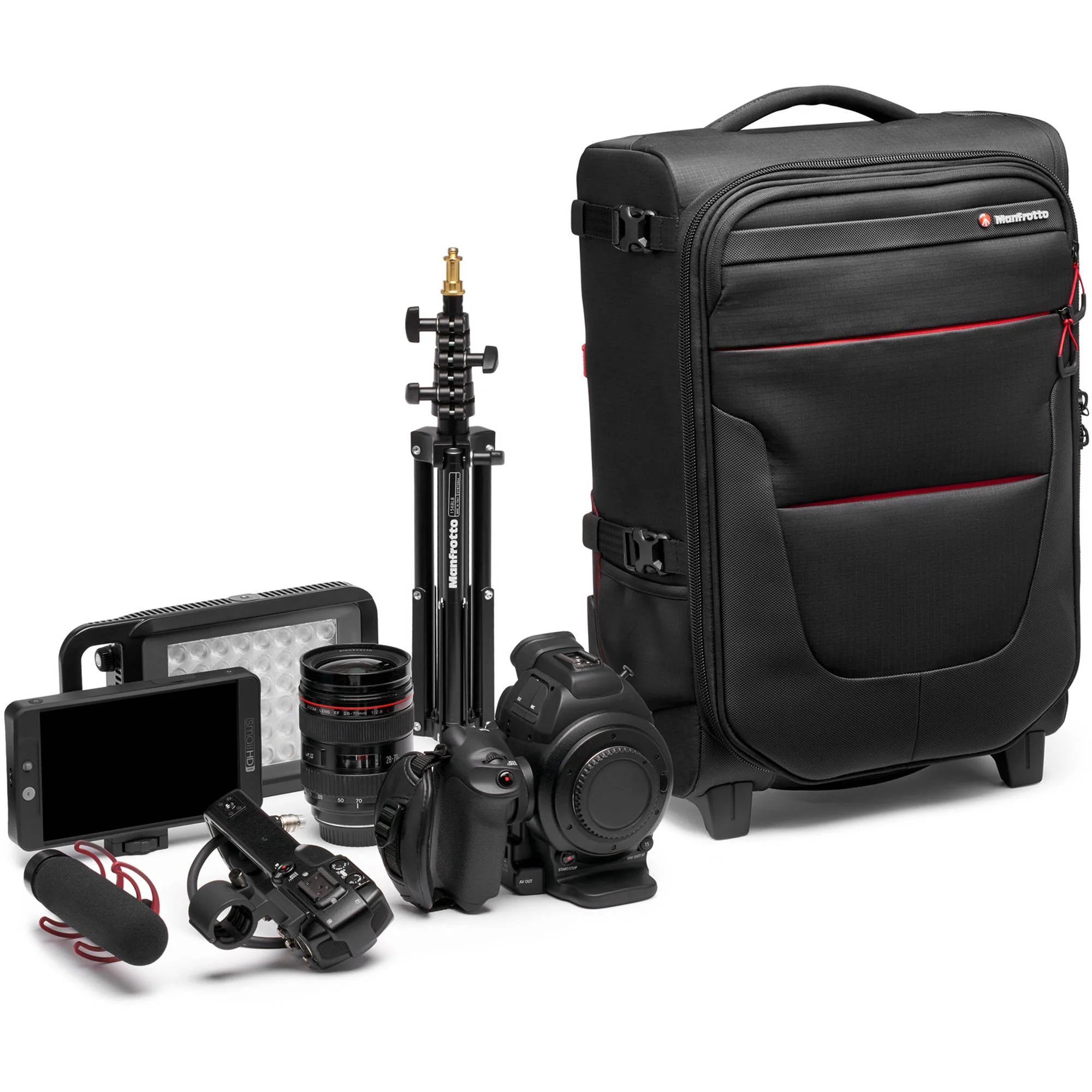 Manfrotto Pro Light Reloader Air-55 Carry-On Camera Roller Bag (Black) - Image 16