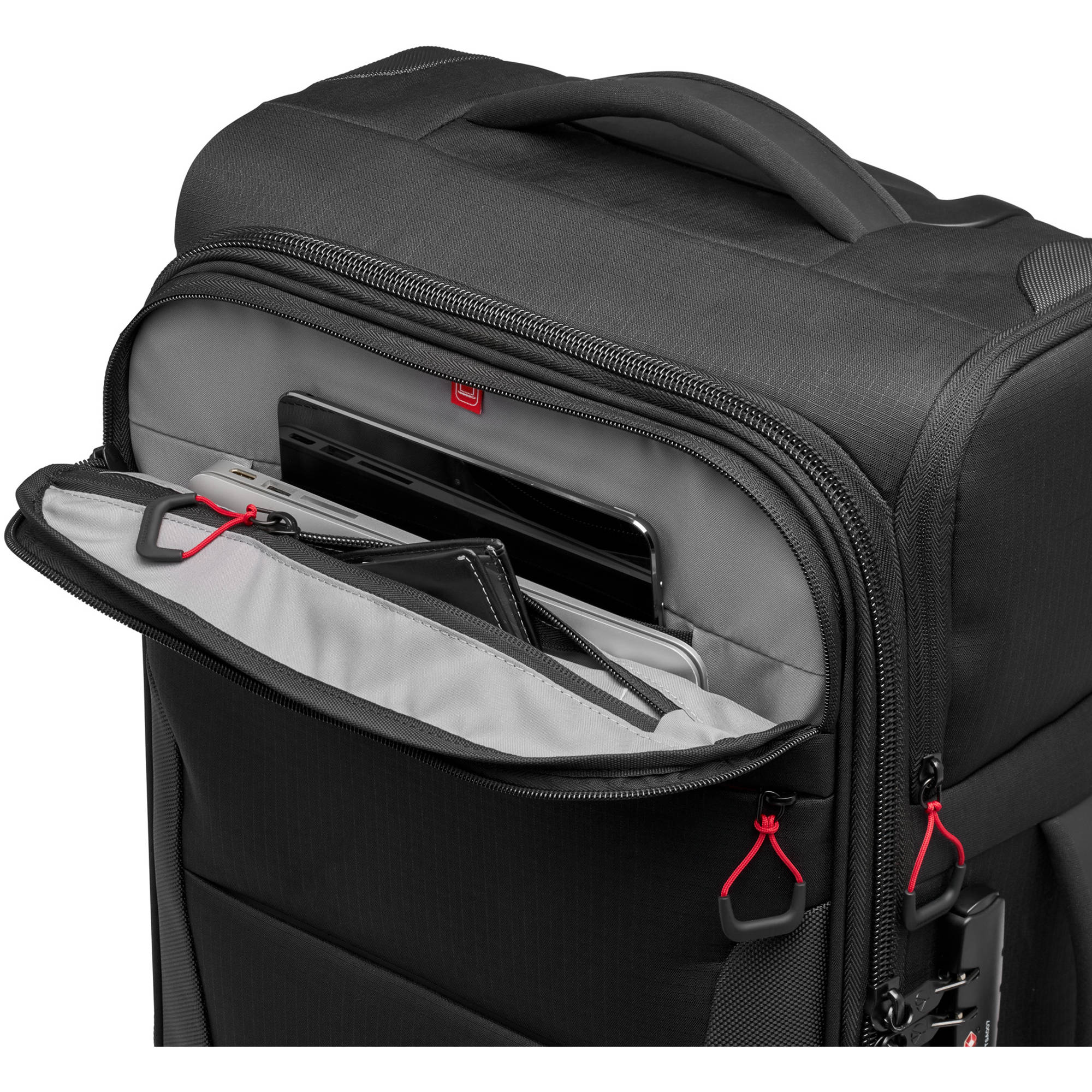 Manfrotto Pro Light Reloader Air-55 Carry-On Camera Roller Bag (Black) - Image 17