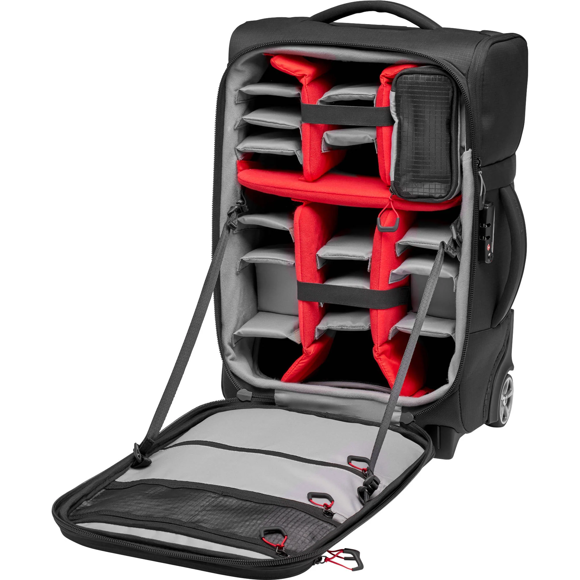 Manfrotto Pro Light Reloader Air-55 Carry-On Camera Roller Bag (Black) - Image 7
