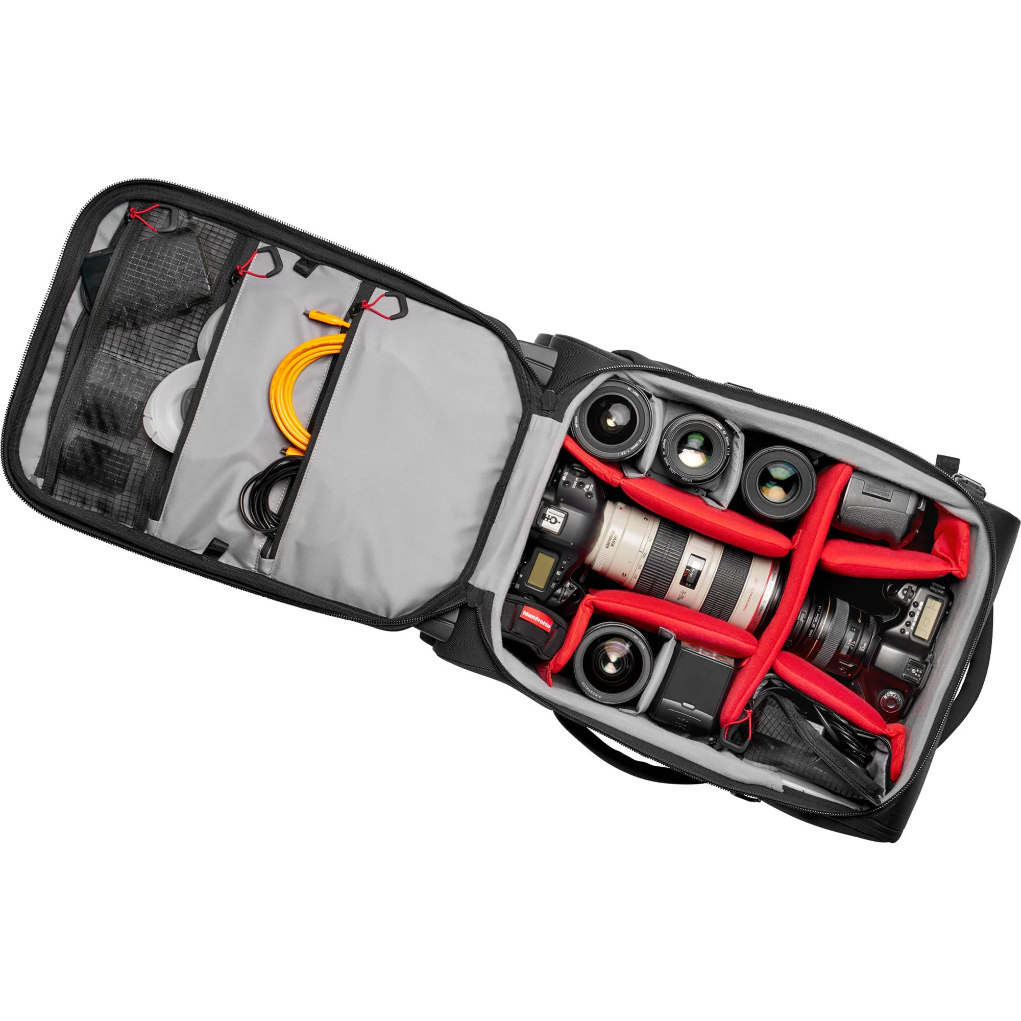 Manfrotto Pro Light Reloader Air-55 Carry-On Camera Roller Bag (Black) - Image 9