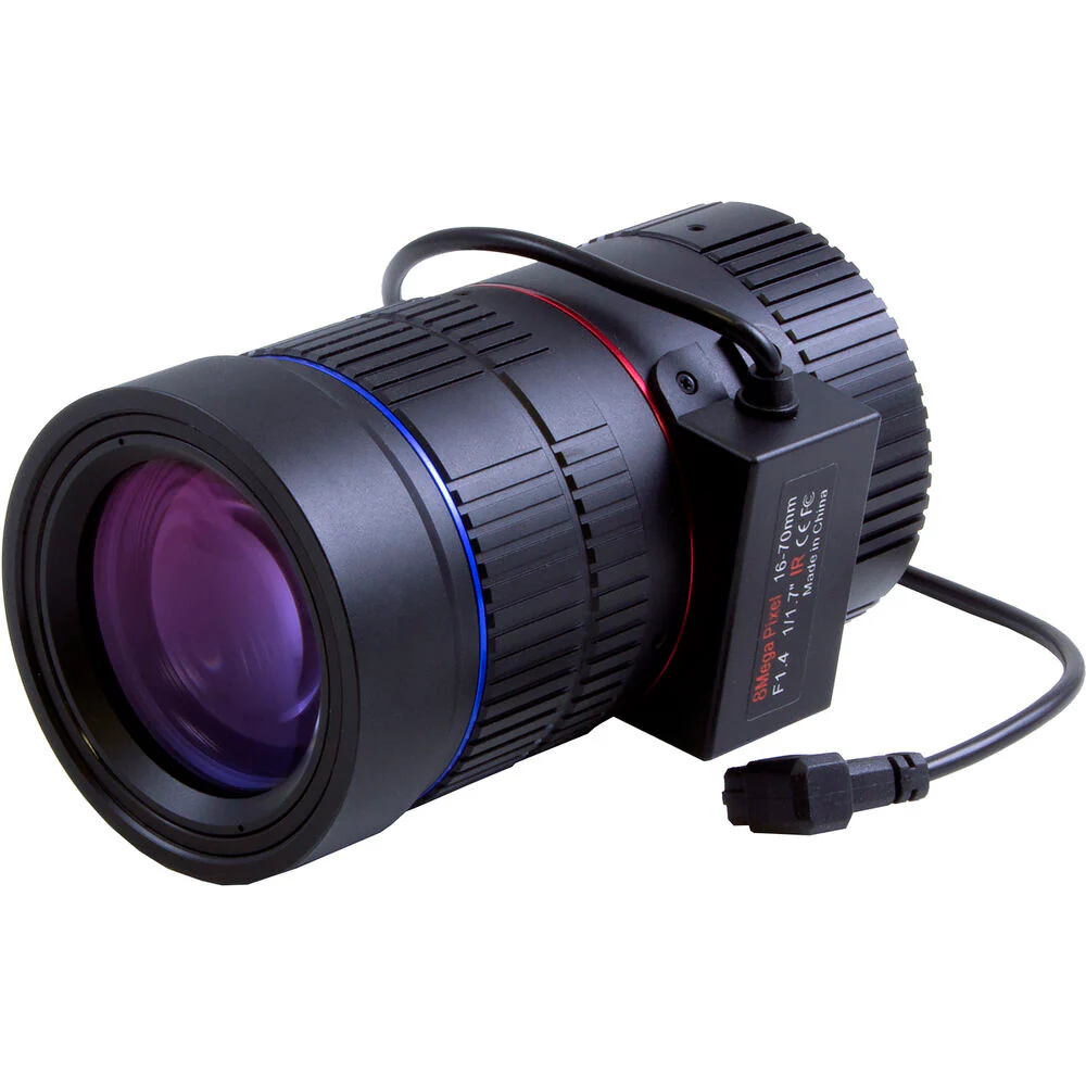 Marshall Electronics 8MP 16-70mm f/1.4 Varifocal C-Mount Lens - Image 2