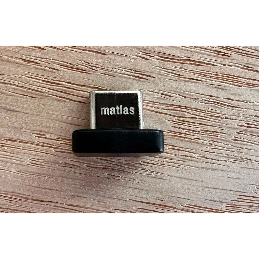 Matias Wireless USB-C Aluminum Keyboard for PC (Black) - Image 3