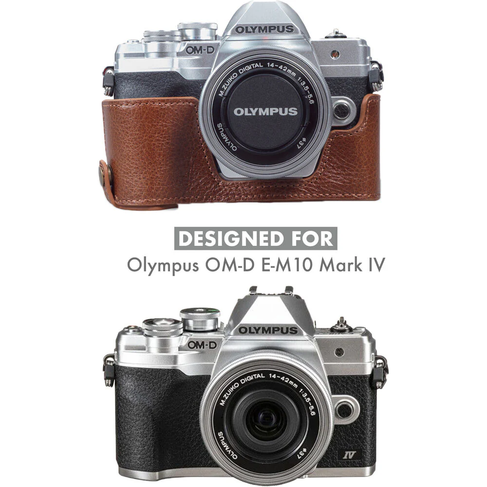 MegaGear Brown Ever Ready Genuine Leather Camera Case - Image 7