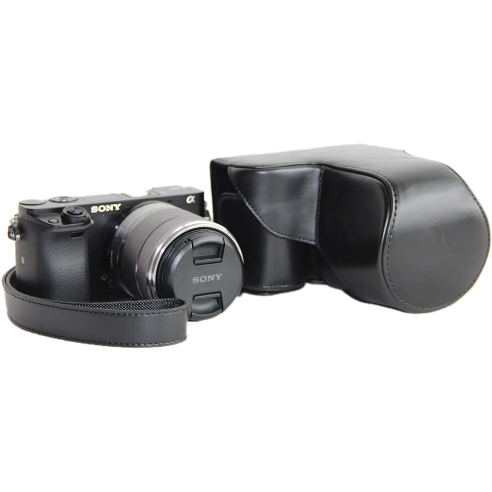MegaGear Ever Ready Case for Sony A6000/A6300 with 16-50mm Lens (Black) - Image 4