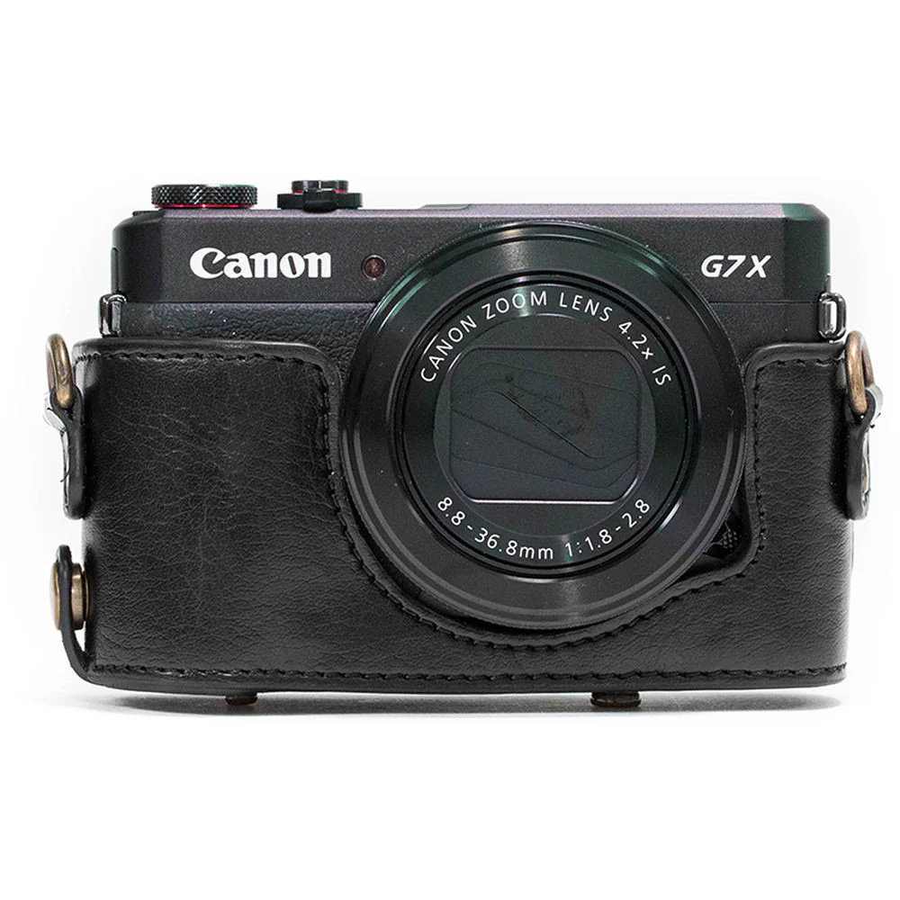 MegaGear Ever Ready Leather Camera Case for Canon PowerShot G7 X Mark II - Image 5