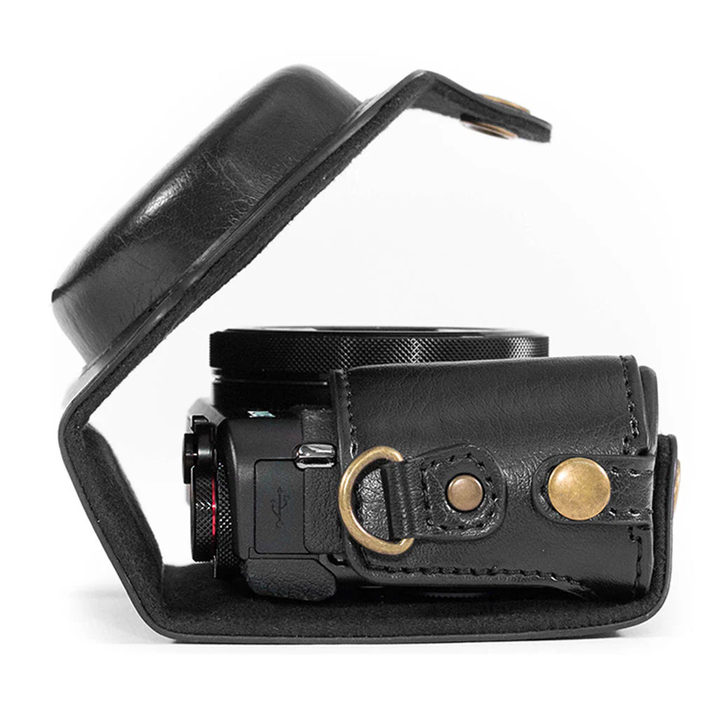 MegaGear Ever Ready Leather Camera Case for Canon PowerShot G7 X Mark II - Image 7