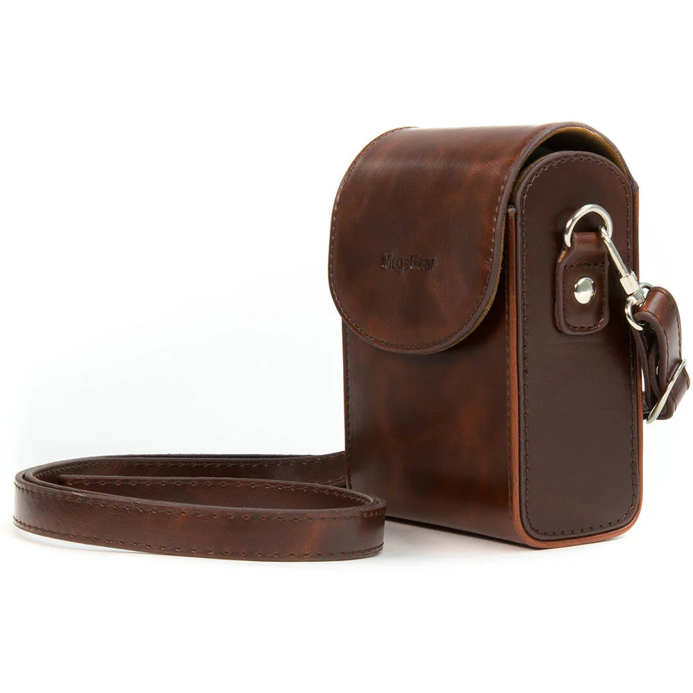 MegaGear Ever-Ready Protective Leather Camera Case for Panasonic Lumix DMC-ZS100 and DMC-ZS60 Digital Camera (Dark Brown) - Image 4