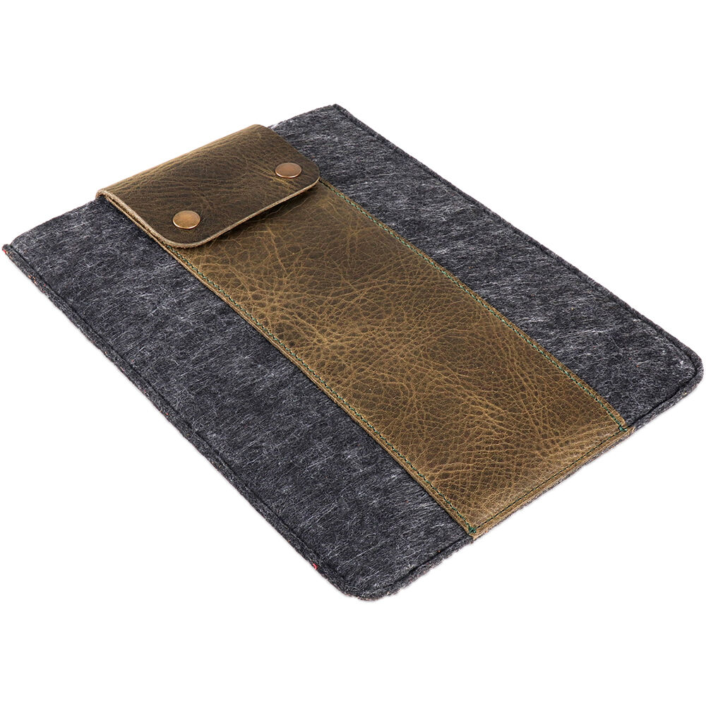 MegaGear Genuine Leather Tablet Sleeve Case for iPad Pro (Green) - Image 4