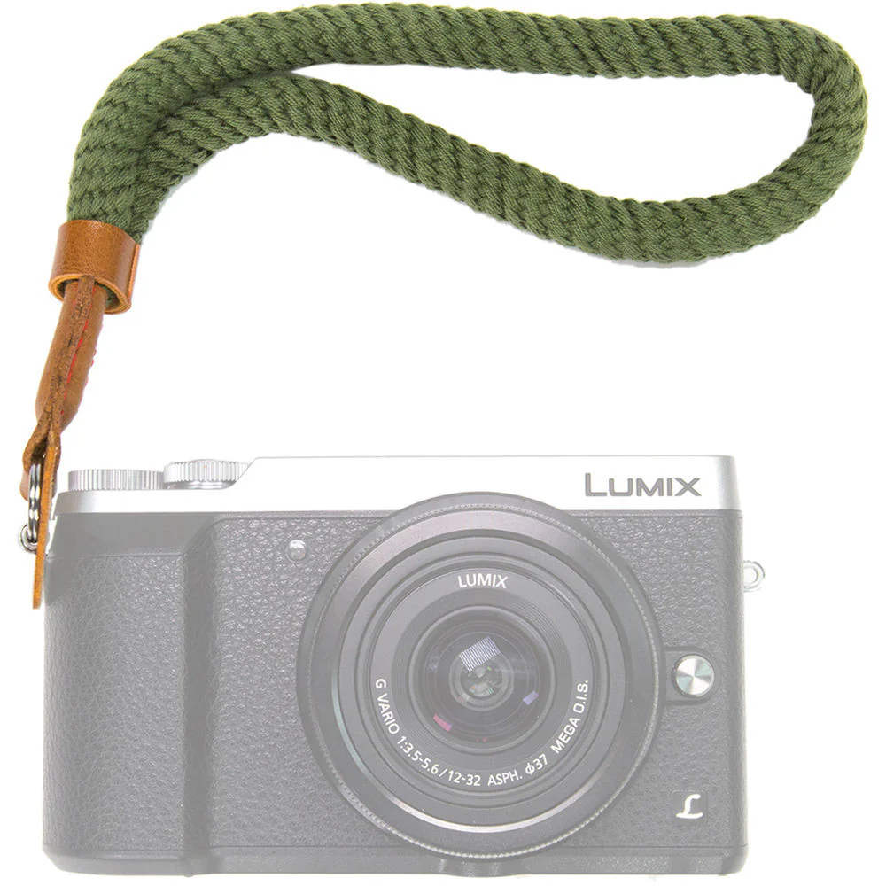 MegaGear Hand Wrist Cotton Security Strap for All Cameras (Small, Green) - Image 3