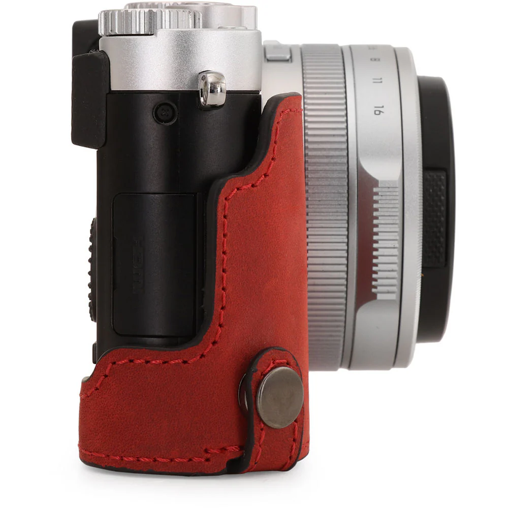 MegaGear Leica D-Lux 7 Ever Ready Genuine Leather Camera Full Case (Red) - Image 5