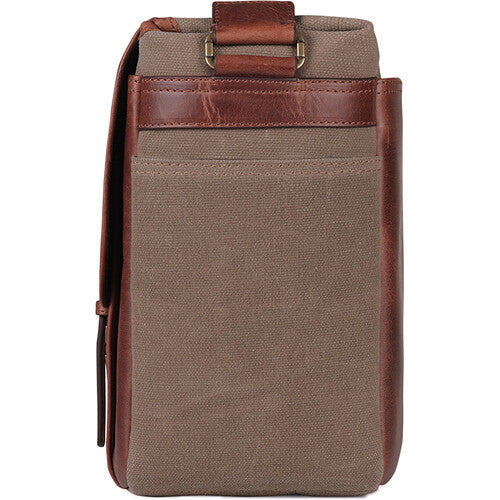 MegaGear Torres Pro Leather Vintage Messenger Bag (Beige) - Image 3