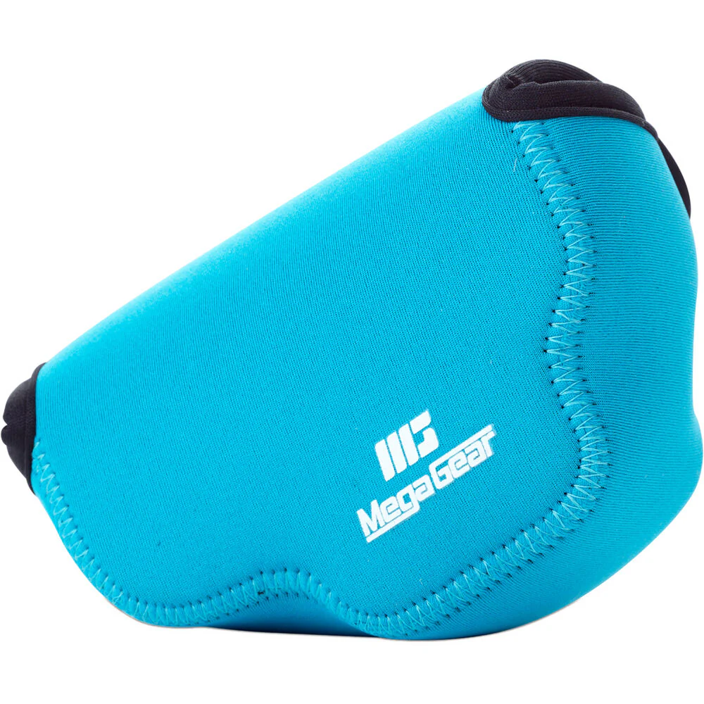 MegaGear Ultralight Neoprene Case for Olympus OM-D E-M10 Mark IV (Blue) - Image 4