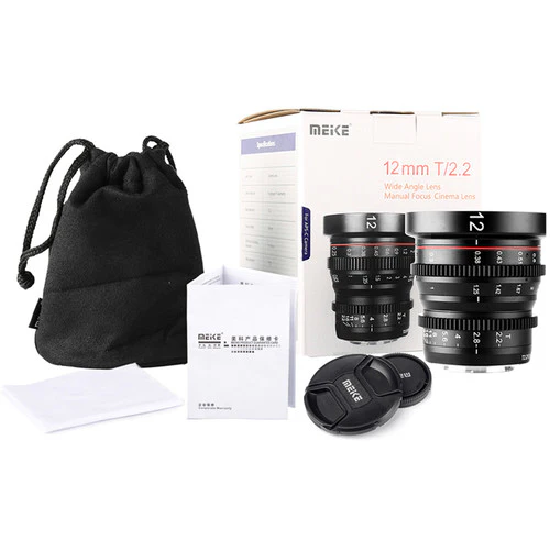Meike 5-Lens Cinema Prime Lens Set with Hard-Shell Case (MFT Mount) - Image 8